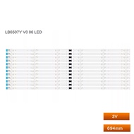 12pcs/set led backlight strip for sony KD-65X85K KD-65X80J KD-65X80CJ tv backlight plug and play