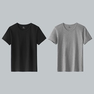 HLA | ชุดชั้นในชายคอ rund ผ้าฝ้ายบริสุทธิ์ นุ่มและระบายอากาศได้ดี