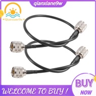 Pack of 2 CB Radio Antenna Cable 50Cm PL259 UHF Male to Male RG58 Coaxial Patch Lead for Amateur Ham