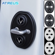 4Pcs Vinfast Car Door Lock Buffer Shock Absorber Car Silicone Door Latch Protective Covers Anti-coll