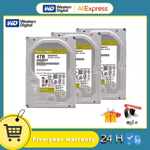 Western Digital WD Gold 4TB 6TB 8TB Enterprise Class HDD 500GB 1TB 2TB 3.5" Internal Hard Drive 7200