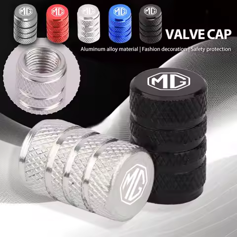 For MG 4PCS Car Wheel Tire Valve Cap Cover Airdust Waterproof HS ZS GS 3 5 6 7 Hector TF GT ZR