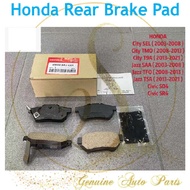 ( 100% ORIGINAL ) BELAKANG HONDA CITY SEL TMO T9A JAZZ SAA TFO T5A REAR DISC BRAKE PAD 43022-SR3-G01