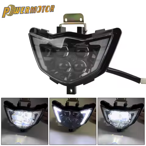 Motorcycle LED Headlight for Yamaha BSE Kayo WR YZ 250F 450 TT125 T2 Z4 MX Enduro Dirt Bike Head Lig