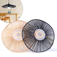 Retro Creative DIY Rattan Lampshade Cover for High Quality Home Decor Pastoral Style   Household Ado