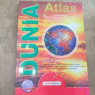 (1pcs)A4 size Indonesian & World Atlas