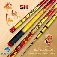 Fire Unicorn Hand Fishing Rod 5H 28i Distribution, High Quality Twisted Carbon Material, All Sizes