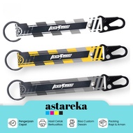 GANTUNGAN Snaphook Keychain Print Keychain Custom Text Screen Printing Premium Material Full Color