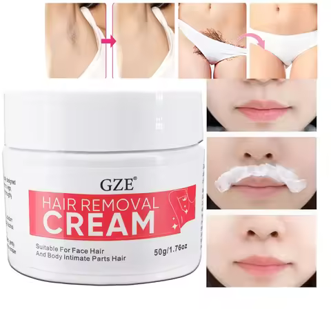 GZE Hair Remover for Women, Hair Removal Cream Sensitive, 1.76 Ounce, Intimate/Private Area depilado