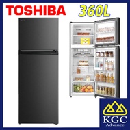 (Free Shipping) Toshiba 360L Fridge GR-RT416WE-PMY 2 Door Inverter Refrigerator Peti Sejuk 冰箱