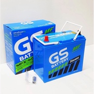 รับประกัน 5 ป แบตเตอรี่รถยนต์ GS MFX60L (55b24l) 12v 50Ah แบตเตอรี่รถเก๋ง car battery: Civic Accord 