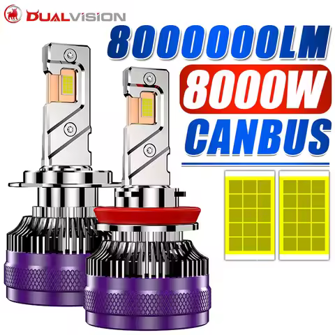 6800000LM 6000W H4 H7 H11 LED CANbus K5C K6C H1 H3 H8 H9 9005 9006 HB3 HB4 9012 HIR2 Led Headlight T