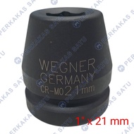 MATA IMPACT SOCKET WRENCH 1" X 21MM 21 MM WEGNER GERMANY SOCKET SOK