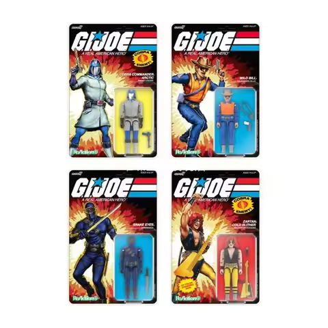 Inventory Super7s7 Gijoe Retro 3.75 Third Wave Commander Rock Punk Zatan V2 Snake Eye Crazy Bull Bil