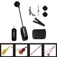 [Homyl478] Instrument Microphone for Erhu Flute Professional Speaker Receiver Microphone System System Durable Violin Wireless