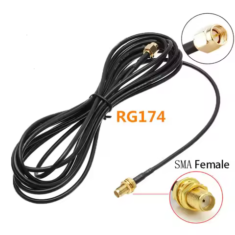SMA to SMA Connector RG174 Router Antenna Extention Cable sma-j to smak RF 0.5-8m Extend Cable Conve
