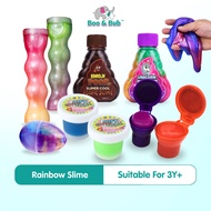 🌈 Rainbow Slime🌈  | Mud Modeling Glitter Children Plasticine Magic Playdough Unicorn poop Clay Kids Toy Gift