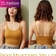 YY iFsahion☽✐  Backless Padded Push Up Bralette Crop Top Women Clothing