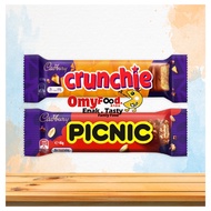50g / 46g Cadbury Crunchie Chocolate Bar / Cadbury Picnic [OmyFood]