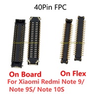 1-10pcs New 40PIN LCD Display FPC Connector Port Plug On Mainboard/Cable/Flex For Xiaomi Redmi Note 