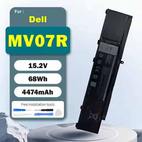 MV07R Battery for Dell G3 15 3500 3590 G5 15 5500 5505 SE 72WGV 072WGV W5W19 266J9 M4GW 15.2V 68Wh