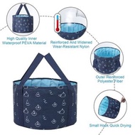 16L 戶外輕量級可折疊泡腳桶儲水桶  ofyckp 16L Outdoor Lightweight Foldable Foot Soaking Barrels Water Storage Bucke