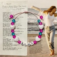 “Slut!” [1989 (Taylor’s Version)] - Taylor Swift friendship bracelet / bracelets 友誼手鍊 手鏈 手繩 串珠