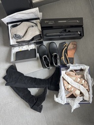 Alexander Wang/barbour/Stuart Weitzman/reformation名牌鞋、Alexander McQueen銀包, GHD Curler