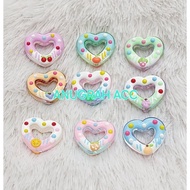 UV love beads, love painting beads 1pcs