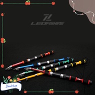 DEALSHOP Portable Fishing Rod, Spinning Casting Telescopic fishing rod,  fiberglass Mini Short fiberglass Lure Rod Travel Fishing Equipment