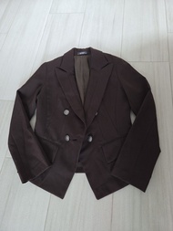 Wanko brown blazer 棕色西裝外套