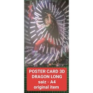 POSTER Card 3D - DRAGON LONG