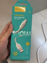 HOCO X96 USB-C 快充數據線 100W 6A