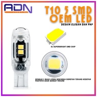 T10 LED Lights City Turn Signal BrakeSenja ImportedOriginal Projector 5 LED SMD DC12V
