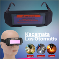 COD TaffGUARD Kacamata Las Listrik Otomatis Terbaik Safety Anti Asap Radiasi Sinar 3d Hitam - HW008