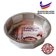 Aluminum Ten-side Polygonal Cake Tin Cake Mold (21.5cm)/Ten-Sided Cake Mold