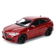 Bburago Bburago 1: 24 Alfa Romeo Alfa Romeo Stelvio SUV Static Alloy Plastic Die-Casting Car Model C