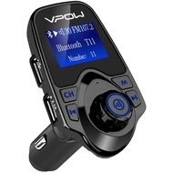 (box dmg) FM Transmitter Bluetooth FM Transmitter for Car Victsing FM Transmitter Car Radio Kit 1.44