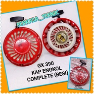 MESIN GX390 RECOIL STARTER IRON CRANK HOOD PULL COMPLETE GX 390 420 460 DRIVE ENGINE