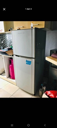 kulkas 2 pintu seken
