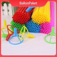 Large Balloon Sticks (Contents 20/s 30/s 100 PCS Rubber Balloon Sticks Foil Balloon Sticks Balloon S