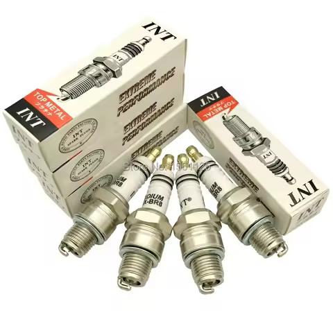 1 2 4PCS INT IRIDIUM Outboard Yacht Spark Plug HIX-BR8 for BR8HIX B8HS-10 BPR8HIX IWF24 W24FSZU TP40