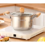 Subron Soup Pot Height 22cm 24cm 26cm 28 cm Thick Stainless Stainless Steel Pot