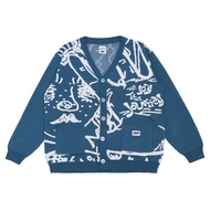 GVFI Cardigan Knit Irish Blue