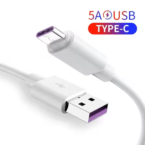 Cable USB Type C 5A Supercharge for Huawei Mate 20 P30 P20 Pro 5A Fast Charging Phone Cord Cabl for 