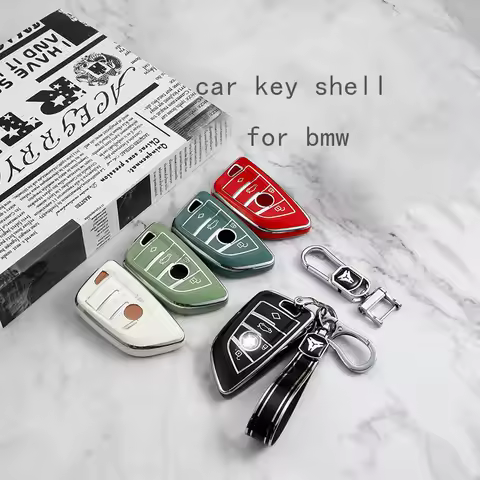TPU Car Key Cover Case Fob for BMW M3 M4 M5 M8 X3M X5M X1 X4 X5 X6 IX3 Z4 I4 2 Series 4 Series 5 Ser