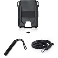 2021 US Mecha กระเป๋าสตางค์โลหะทำงานกลางแจ้งที่ใส่บัตรเครดิตบัตร RFID กันขโมยมัลติฟังก์ชั่น