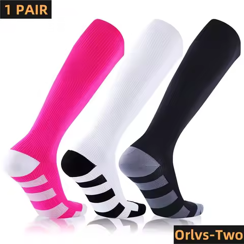 Compression Socks 20-30 Mmhg Men Medical Varicose Veins Pregnancy Nursing Athletic Football Soccer S