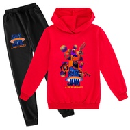 Backwoods Boys Hooded Sweater Set Girls Trousers Hoodie New Fashion Cartoon Fashion Anime CW2760 Autumn Kids Clothing Set