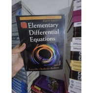 Elementary differential equation eight edition old